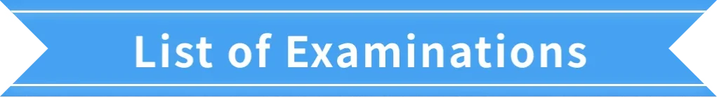 List_of_Examinations